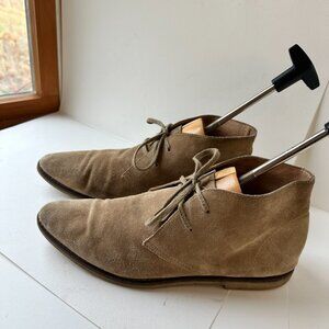 J CREW RARE SZ 12 Macalistar POINTED TAN SUEDE CHUKKA BOOT